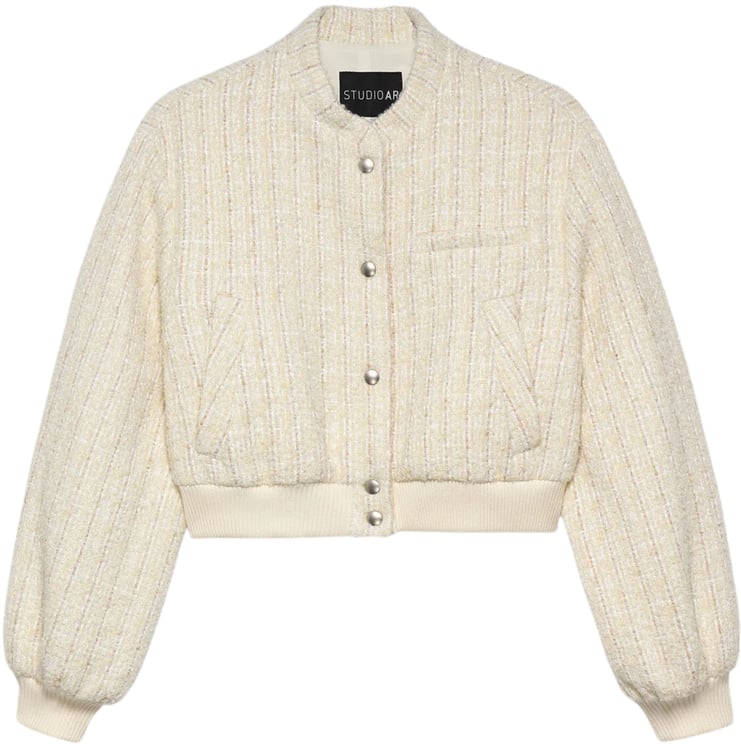 Studio AR Studio Ar Zofya Tweed Jackets Ecru 18tl251041.01