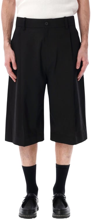 Studio Nicholson Pleated Short Nero