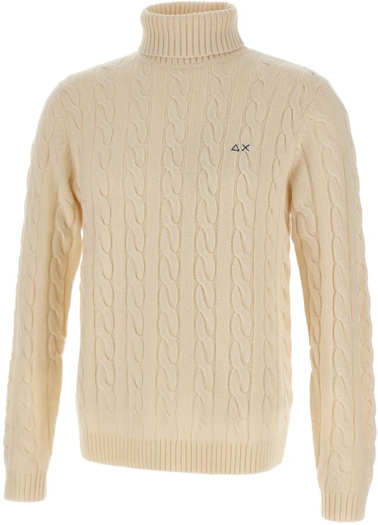 SUN68 Sweaters White