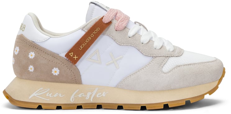 SUN68 Sneakers Bianco Panna