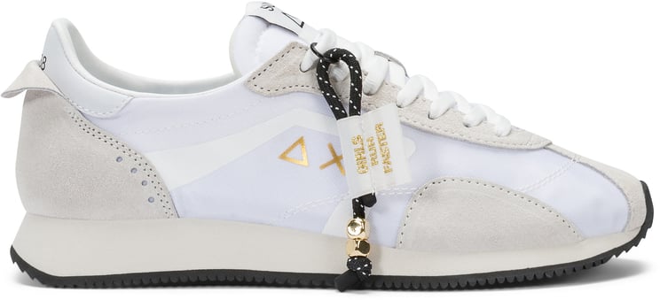 SUN68 Sneakers Bianco Panna