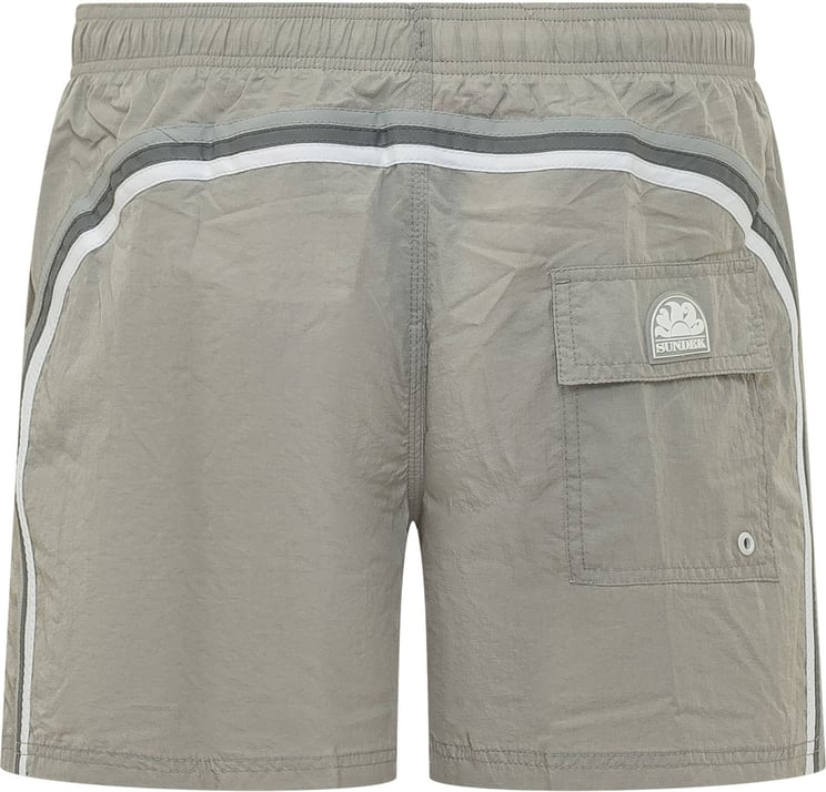 Sundek Costume da Bagno con Vita Elasticizzata