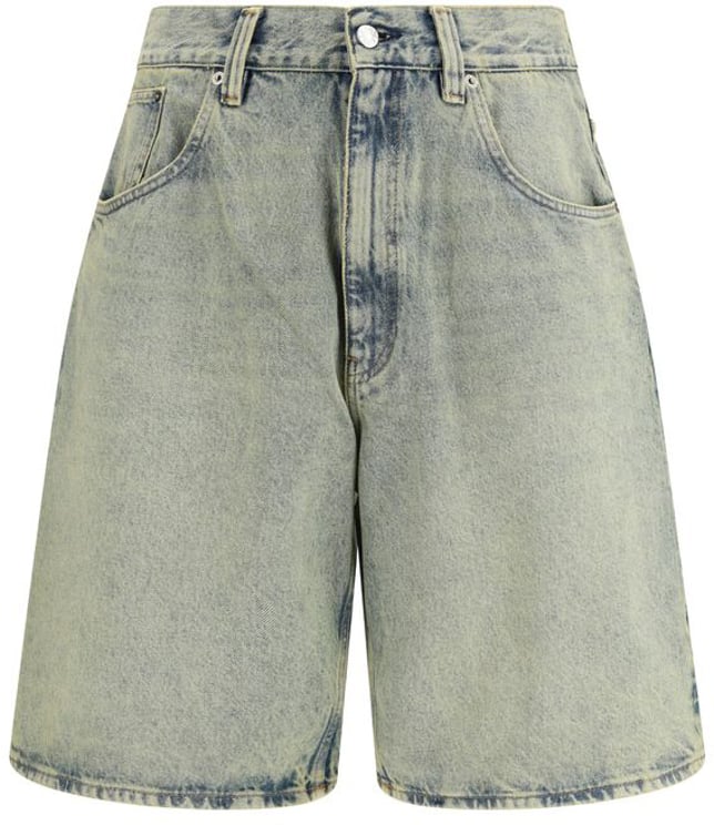 Sunflower Sunflower Blue Cotton Bermuda Shorts