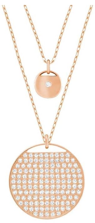 Swarovski Swarovski Collier 5253286 Ginger Crystal met Rosegouden Plating