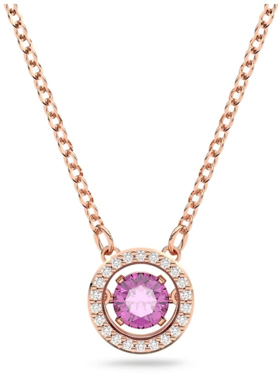 Swarovski Swarovski Collier 5620551 Sparkling Dance Roségouden Plating en Rose Swarovski Crystal 38-42cm