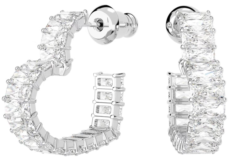 Swarovski Matrix Oorbellen met Kristal