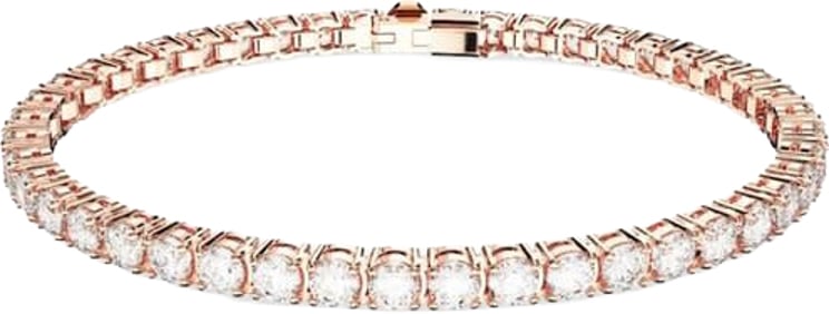 Swarovski Swarovski Armband 5657659 Matrix Tennis met Roségouden Plated Maat M 16.5