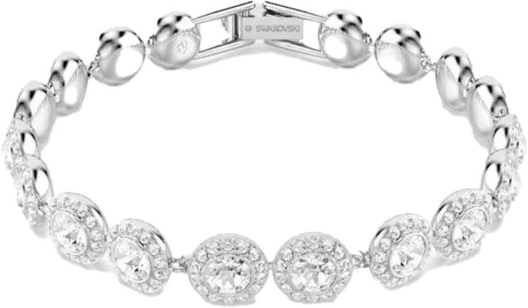 Swarovski Swarovski Armband 5682279 Una Angelic Zilver Kleurig 15.5 - 17.8 cm