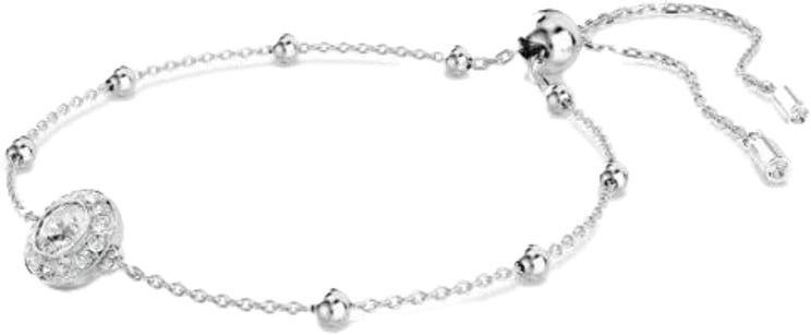Swarovski Swarovski Armband 5733196 Una Zilverkleurig met Witte Steen