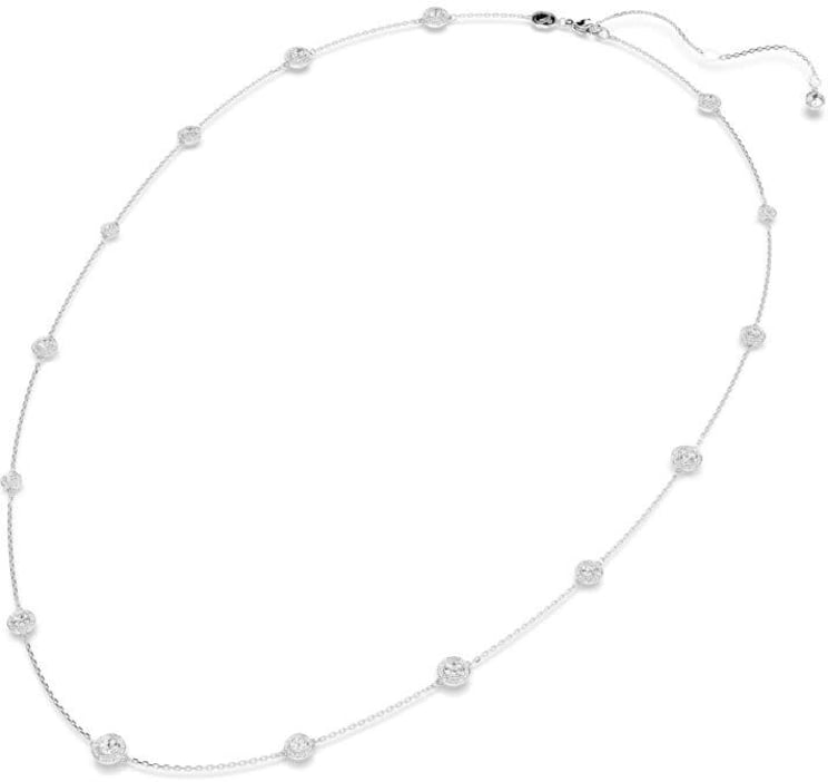 Swarovski Swarovski Collier 5733197 Una Zilverkleurig Dubbel Collier 80-90cm