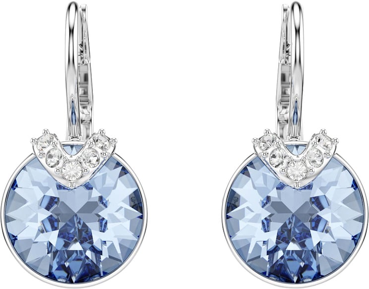 Swarovski Swarovski Oorbellen 5734234 Bella Zilverkleurig met Blauwe Steen