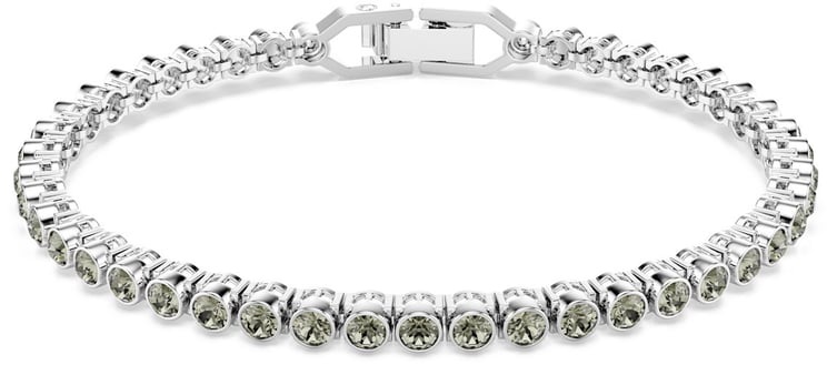 Swarovski Swarovski Armband 5734238 Imber Zilverkleurig met Groene Steentjes