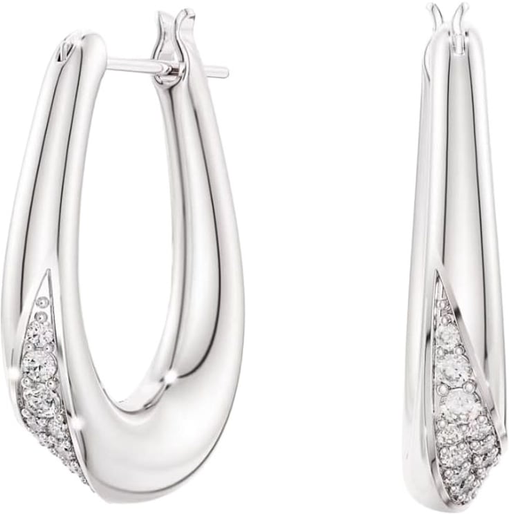 Swarovski Swarovski Oorbellen 5743474 Zilver Classica Hoops 19mm x 16mm