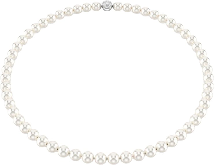 Swarovski Swarovski Collier 5747746 Matrix Zilverkleurig Parels met Magneetsluiting