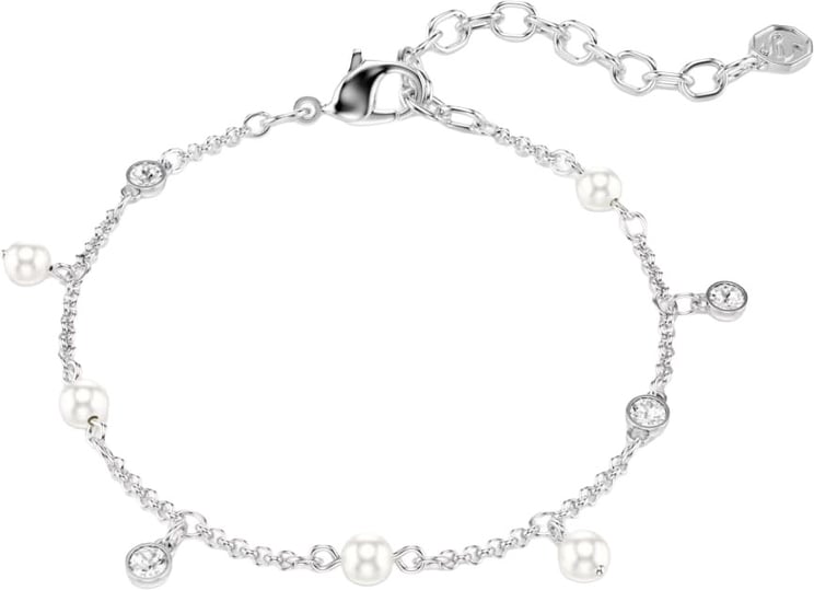 Swarovski Swarovski Armband 5754242 Imber Zilverkleurig met Parels en Kristallen 15.5-20cm