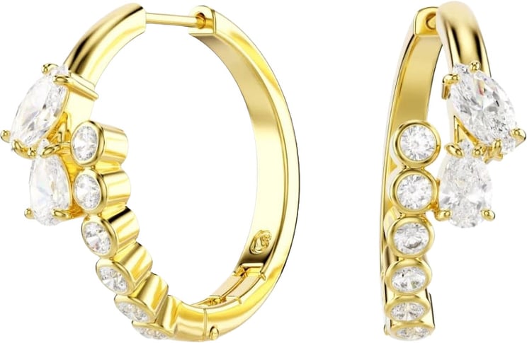 Swarovski Swarovski Oorbellen 5761975 Mesmera Goudkleurigmet Kristallen 22mm