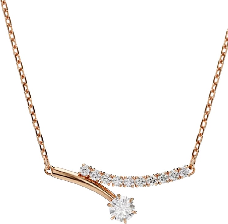 Swarovski Swarovski Collier 5763823 Matrix Rosekleurig met Kristallen 38-45cm