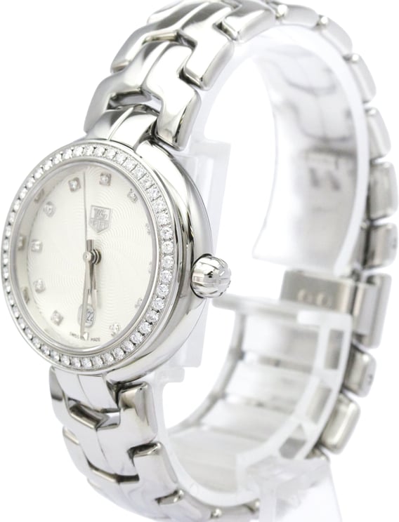 Tag Heuer Tag Heuer Link Quartz Watch Stainless Steel with Diamond Bezel and Markers and Mother of Pearl 29