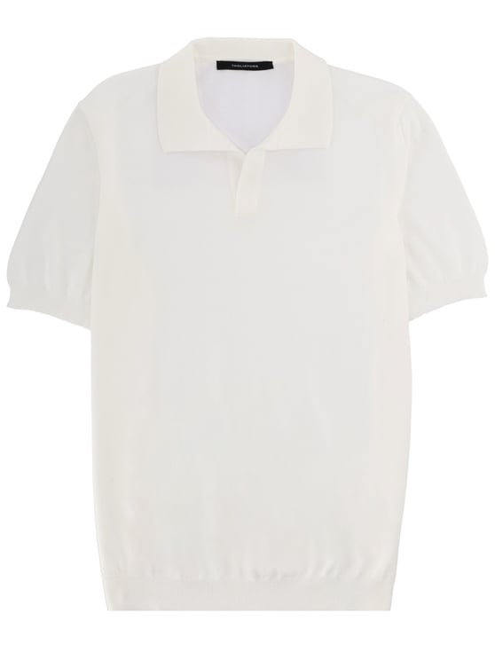 Tagliatore Tagliatore Soft Cotton Ribbed Polo Shirt