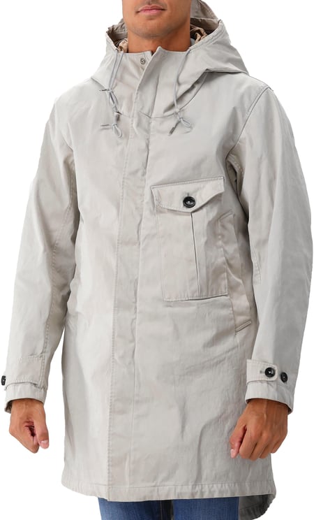 Ten C Ten-C Parka Grijs Cyclone