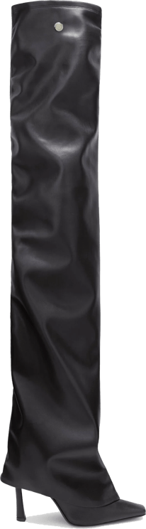 The Attico Thigh High Boots Black