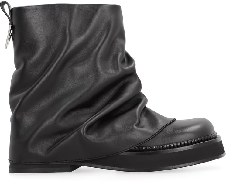 The Attico Mini Robin Combat leather boots