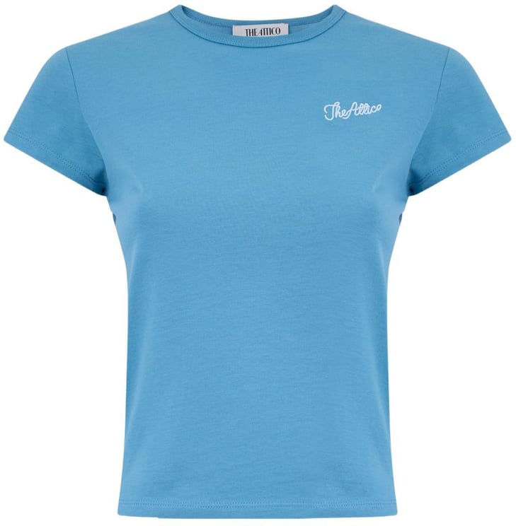 The Attico T-Shirts And Polos Clear Blue