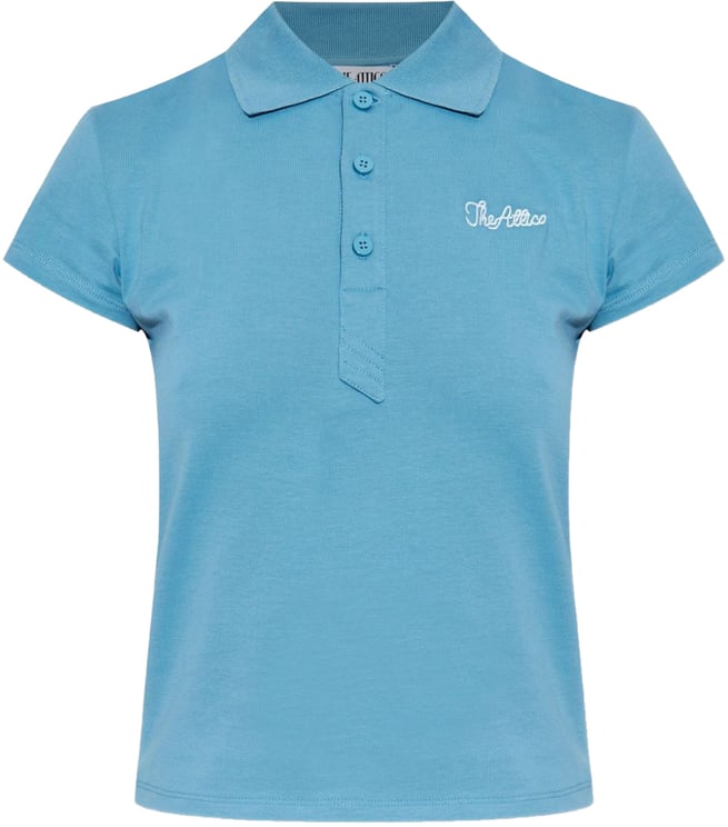 The Attico T-Shirts And Polos Clear Blue