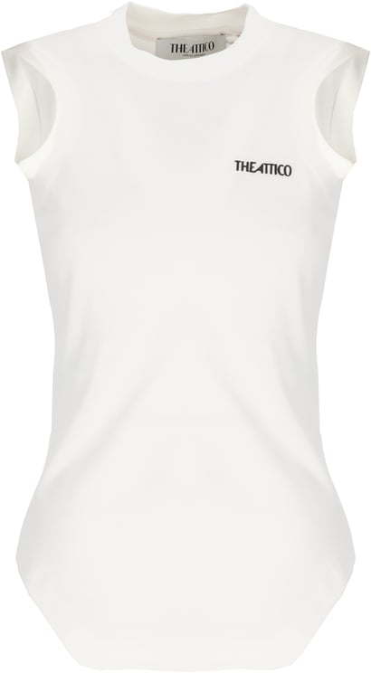 The Attico Top Ivory