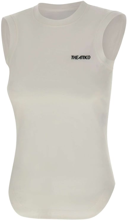 The Attico Top Ivory