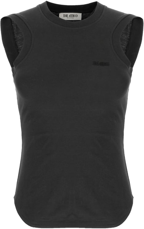 The Attico Top Black