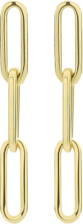 The House Of Blinckers THOB Oorbellen 40.23826 14k Geelgoud Closed Forever 3mm x 20mm