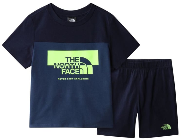 The North Face summer set t-shirt and shorts