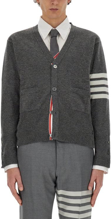 Thom Browne V-NECK CARDIGAN
