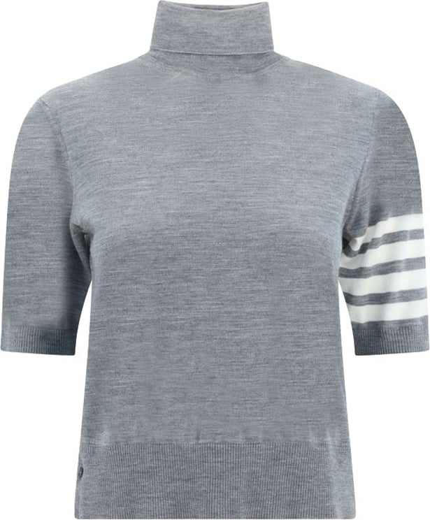 Thom Browne Thom Browne Gray Polyamide Turtleneck