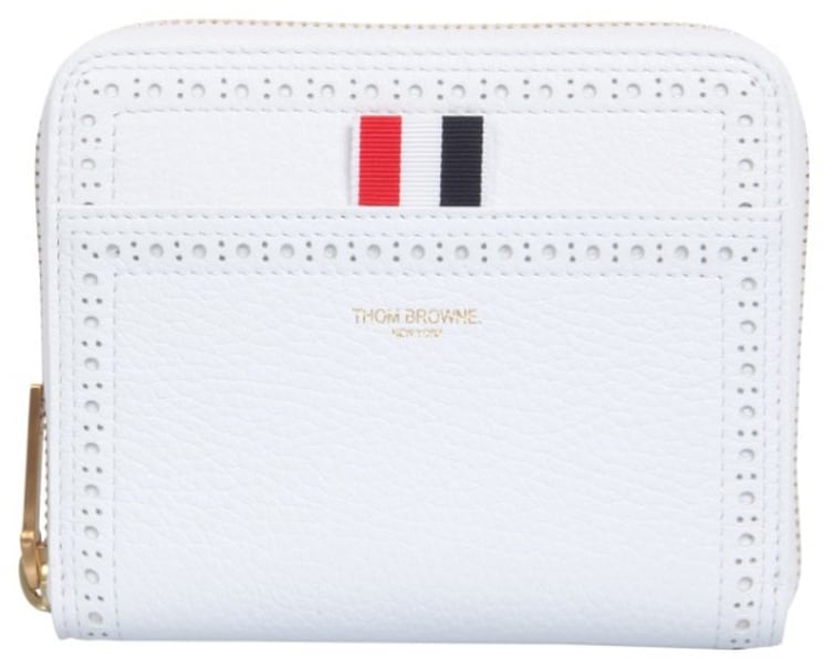 Thom Browne Textured Leather Zipped Wallet