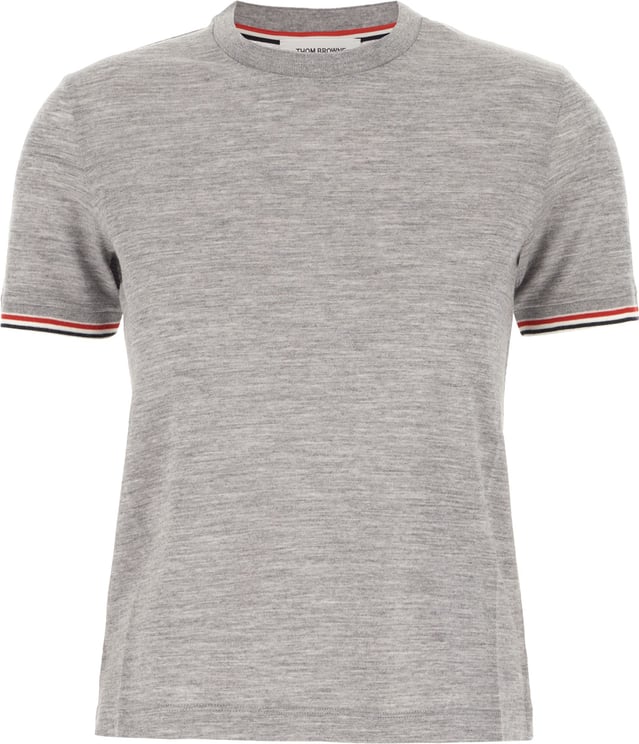 Thom Browne Thom Browne Grey wool blend t-shirt