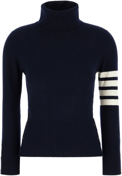 Thom Browne Thom Browne Navy blue cashmere sweater