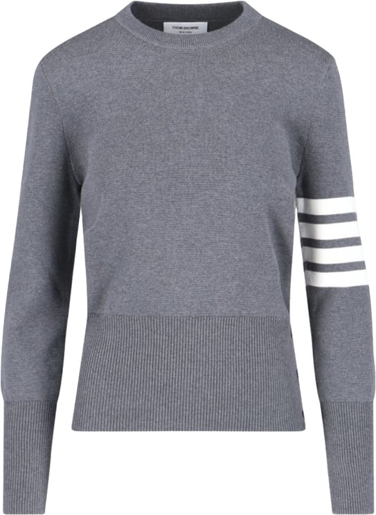 Thom Browne "4-Bar" Sweater – Grey