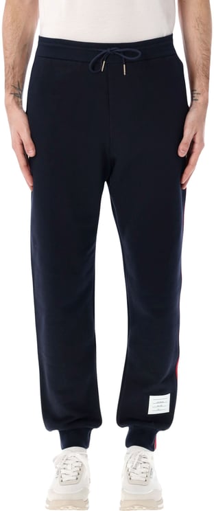 Thom Browne Thom Browne grosgrain-trimmed sweatpants
