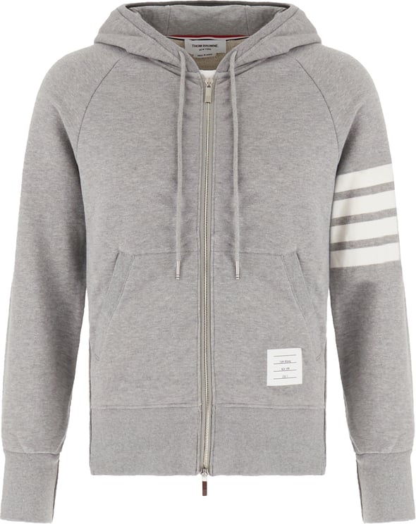 Thom Browne Thom Browne Melange grey cotton sweatshirt