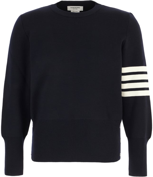 Thom Browne Thom Browne Navy blue wool sweater