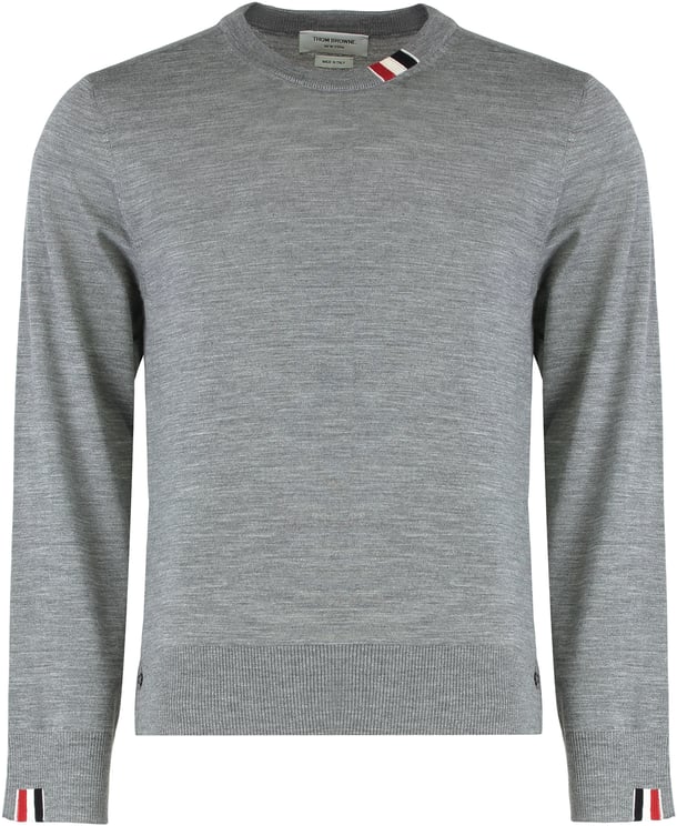 Thom Browne Sweater crew neck in virgin wool