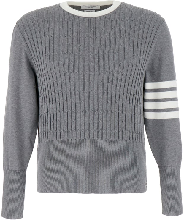 Thom Browne Thom Browne Grey cotton sweatshirt