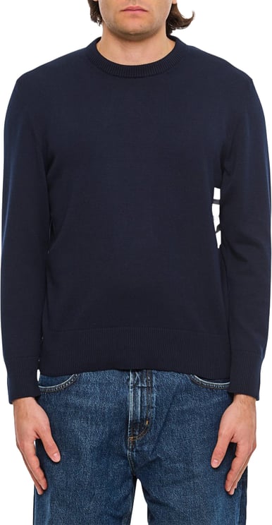 Thom Browne Crew Neck Pullover 4 Bar Stripe