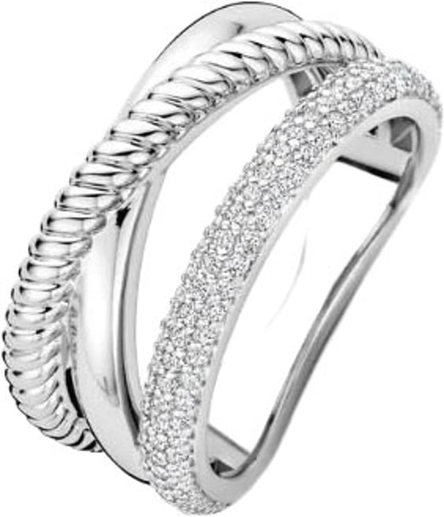 Ti Sento Ti Sento Ring 12422ZI/54 Zilver met Zirkonia Maat 54