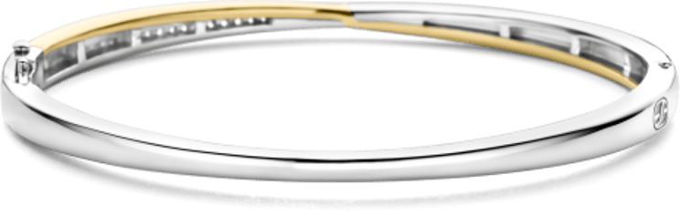 Ti Sento Ti Sento Armband 23045ZY Bangle Zilver Bi-color met Zirkonia Maat 60