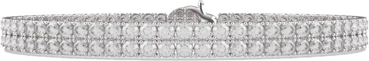 Ti Sento Ti Sento Armband 23067ZI Zilver Tennis met Dubbel Baan Zirkonia 17.5cm