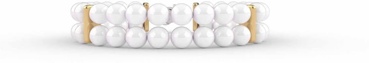 Ti Sento Ti Sento Armband 23077YP Zilver 14k Gold Plated Parels