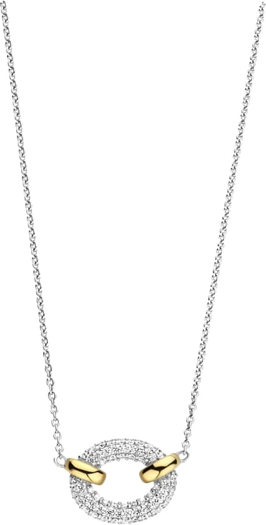 Ti Sento Ti Sento Collier 34026ZY Zilver met bedel ingezet in zirkonia